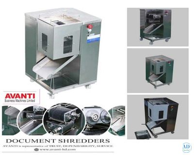 Shredding Machine Manufacturers - Avanti ltd in India