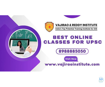 Best Online Classes for UPSC by Vajirao and Reddy Institute