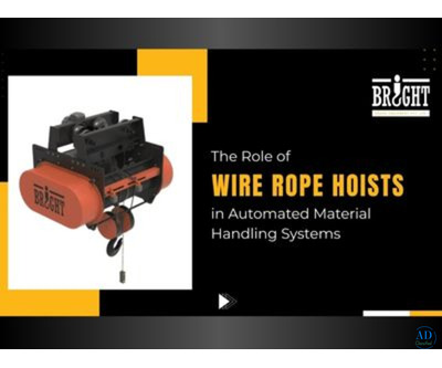 The Role of Wire Rope Hoists in Automated Material Handling Systems