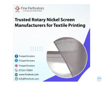 Trusted Rotary Nickel Screen Manufacturers for Textile Printing