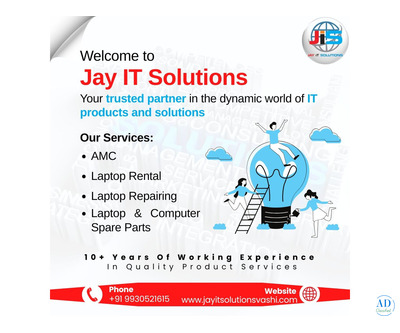 Accessories Laptop & Desktop, AMC Services, Laptops Spare Parts-Jay IT Solutions