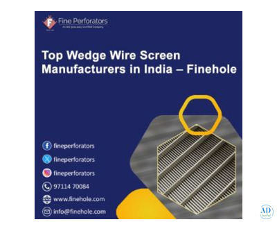 Top Wedge Wire Screen Manufacturers in India – Finehole