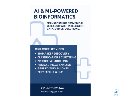 ArrayGen Bioinformatics Services and Training Offered