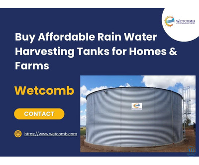 Buy Affordable Rain Water Harvesting Tanks for Homes & Farms