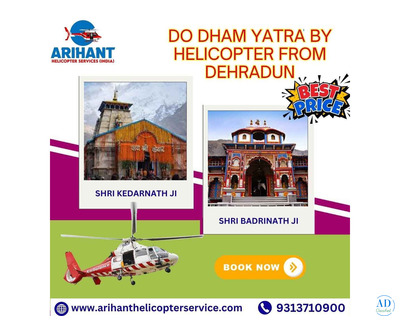 Fly to Spiritual Bliss: Do Dham Yatra by Helicopter from Dehradun
