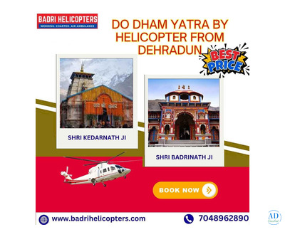 Soul-Stirring Escape: Premium Do Dham Yatra by Helicopter from Dehradun