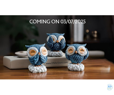 DNA e-Store| Antique Owl Showpiece for Home Decor – Resin Owl Figurines