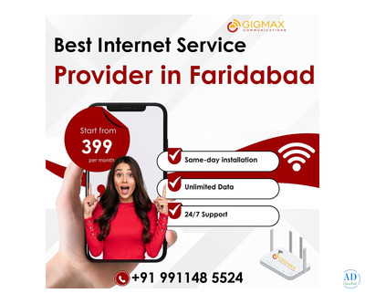 Are You Looking for the Best Internet Service Provider in Faridabad? Choose Gigmax!