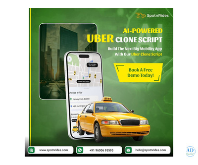 Develop Your Taxi Business with an AI-Powered Uber Clone Script from SpotnRides