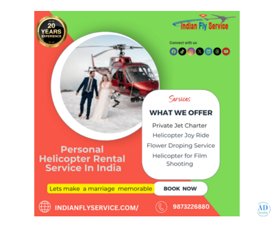 Personal Helicopter Rental Service In India
