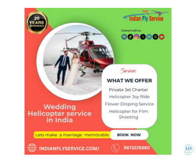 Wedding Helicopter service in India