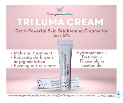 Tri Luma Cream for Melasma | Buy Online Today at OnlineGenericMedicine