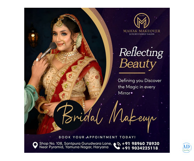 Look Like a Queen with the Best Bridal Makeup in Yamunanagar