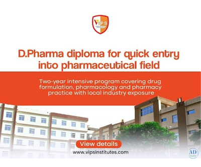 Pharmacy Diploma Course After 12th – VIPS Gwalior