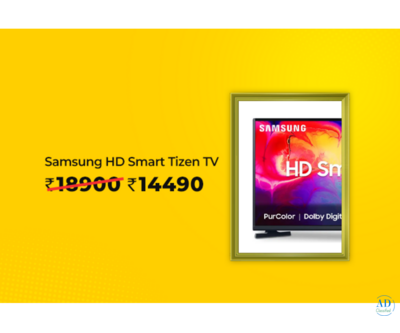 Samsung HD LED Smart Tizen TV @ Rs 14490 Worth Rs 18900