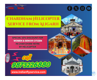 Chardham Helicopter Service From Aligarh