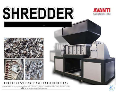 Avanti-ltd Waste Shredders Manufacturers in India New Delhi