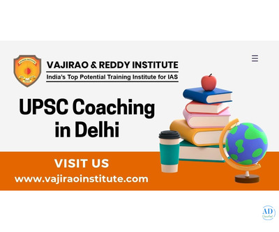 Best UPSC Coaching in Delhi- Vajirao and Reddy IAS Institute