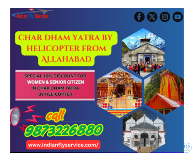 Chardham Helicopter Service From Allahabad