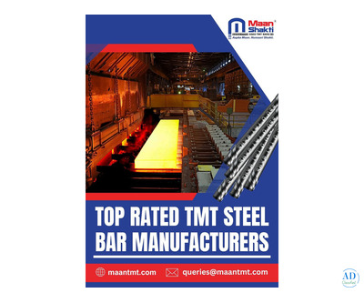 Top Rated TMT Steel Bar Manufacturers - Maan Shakti