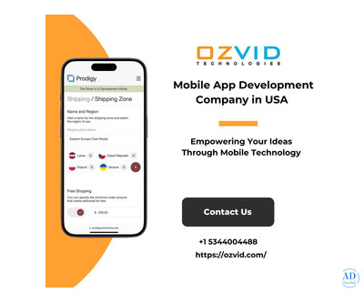 Mobile App Development Services in Dallas by OZVID Technologies