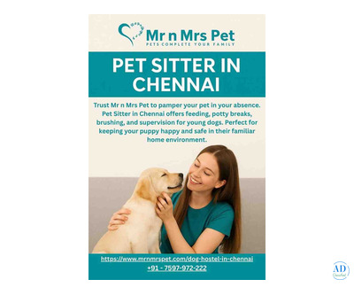 Pet Sitter in Chennai