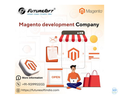 Grow with Magento development top level services by FutureSoft India