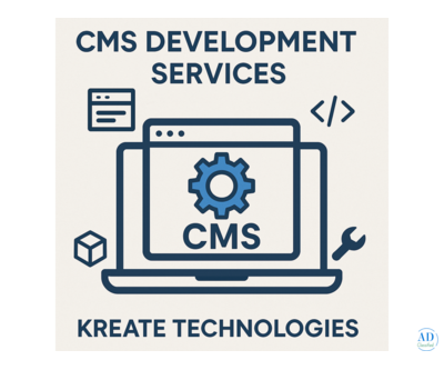 Custom CMS Development Services by Kreate Technologies – Build Your Website Your Way