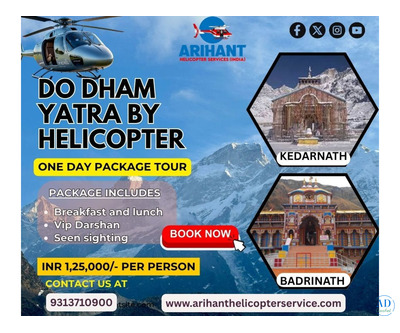 Do Dham Yatra by Helicopter