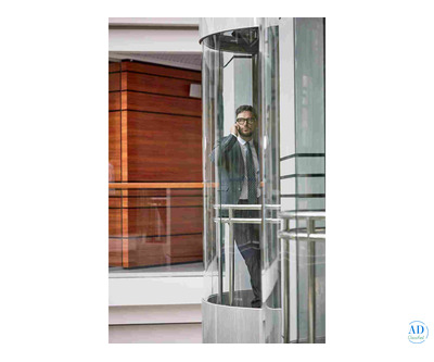 Modern Capsule Elevator for Home by Spire Elevators