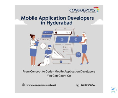Mobile Application Developers in Hyderabad | 7013196804 | Conquerors Tech