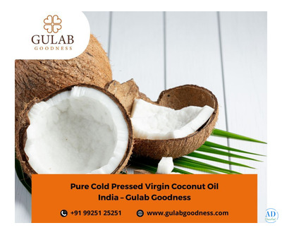 Pure Cold Pressed Virgin Coconut Oil India – Gulab Goodness
