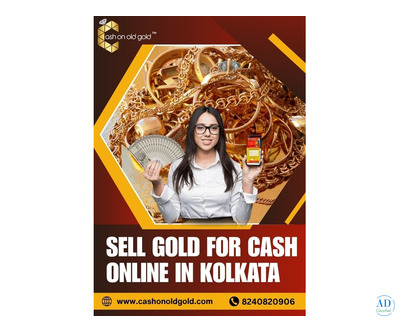 Sell Gold for Cash Online in Kolkata - Cash On Old Gold