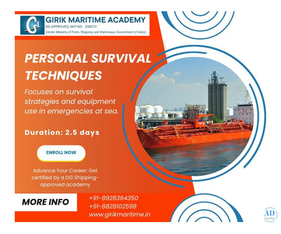 Personal Survival Techniques Course - Girik Maritime Academy