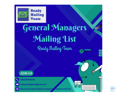 Make Direct Access to Business Decision-Makers with Our General Managers Mailing List