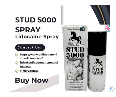 Boost Your Stamina with Stud 5000 Spray | Only at Online Generic Medicine | Buy now!