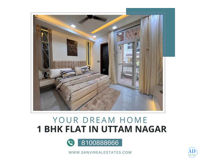 Your Ideal 1 BHK Flat in Uttam Nagar in Your Budget
