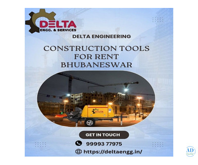 Construction Tools For Rent Bhubaneswar