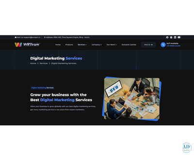 Digital Marketing Service Company Bhuj, India | WRTeam