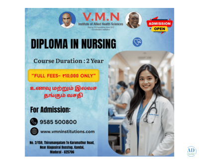 The Greatest Diploma Nursing Course in Madurai Is Where Your Nursing Career Begins