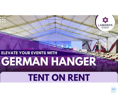 Elevate Your Events with German Hanger Tent on Rent