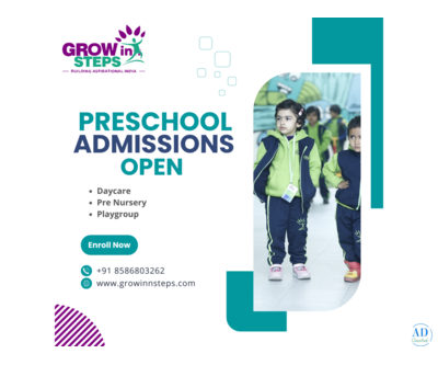 Preschool and Daycare Admission Open in Delhi