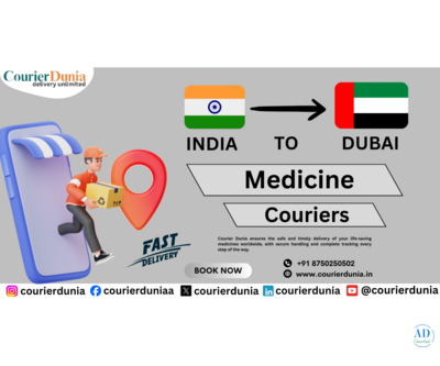 Medicine Courier from India to Dubai