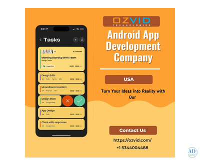 Android App Development Company in New York That Delivers Smart, Scalable Apps – OZVID Technologies