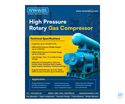 Turn Waste Into Power with SWAM Bio Gas Compressors!