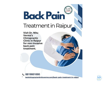Say Goodbye to Back Pain in Raipur - Dr. Nitu Verma Chiropractor
