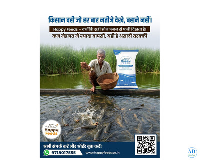 Top Fish Feed Manufacturer in India | Happy Feed