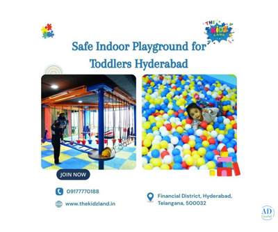Safe Indoor Playground for Toddlers Hyderabad | The Kidz Land