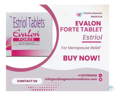 Trusted Evalon Forte Tablet for Menopause Relief | At OnlineGenericMedicine