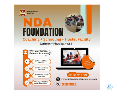 NDA Coaching With Schooling In Pune